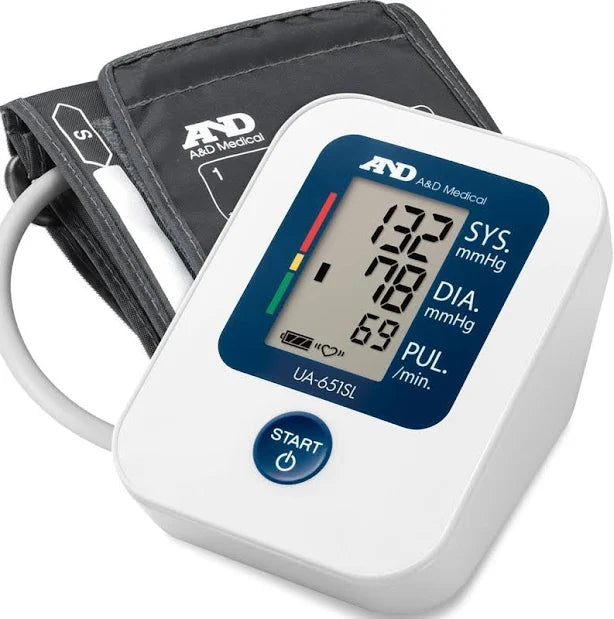 A&D: Ua651sl Upper Arm Blood Pressure Monitor- 23-37cm Cuff