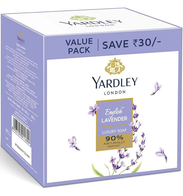 Lov 3 X 100G Soap Yardley