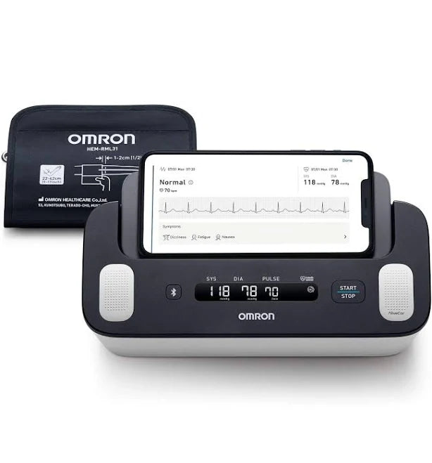 Omron Complete (hem-7530t-e3) Upper Arm B.p Monitor + Ecg