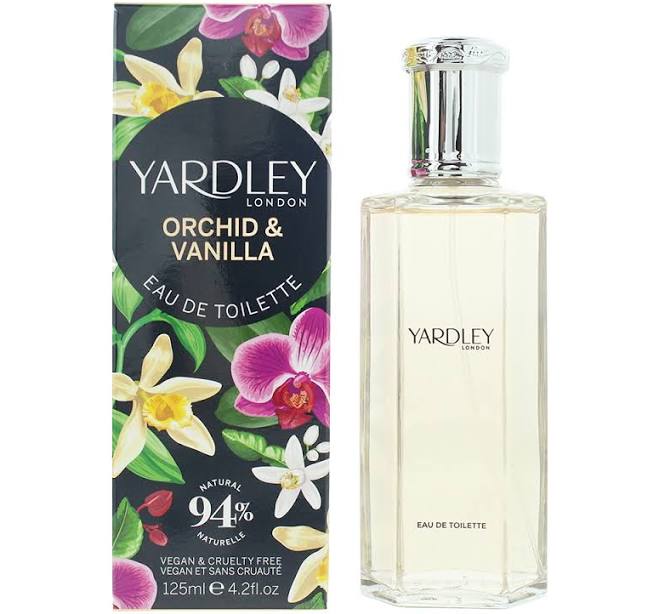 Orchid & Vanilla EDT 125ML Spray- Yardley