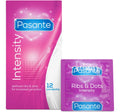 Pasante Intensity 12'S Condoms (ribs & Dots)