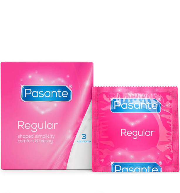 Pasante Regular Condoms- 3 Pack