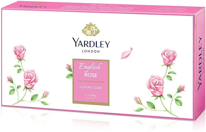 Rose Soap 3 X 100GM Yardley