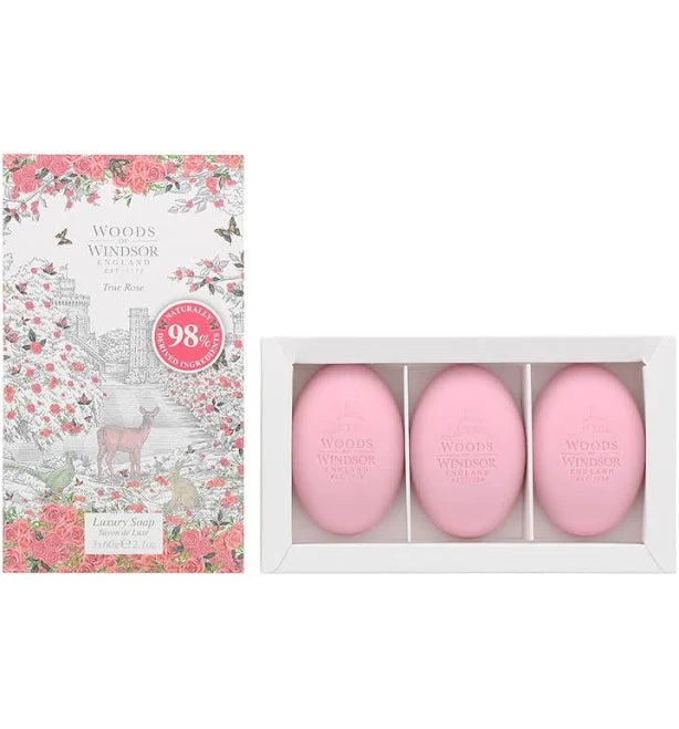 Wow True Rose Soap 3X60G